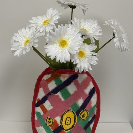 Hand painted vase